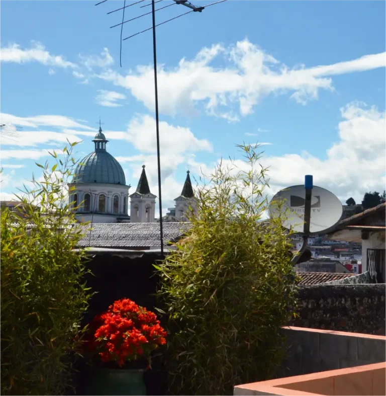 Vista aérea del Centro Histórico de Quito